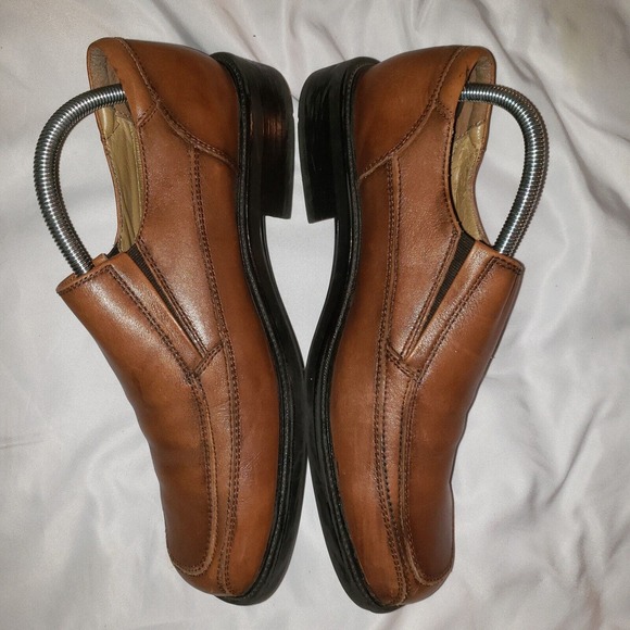 Dockers Men‎ Pro Style 090-3183 Brown Leather Slip On Loafer Shoes Size US 9 M - Picture 4 of 9